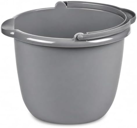 Mop Bucket 10Qt Plastic with Spout and Handle by Unknown
