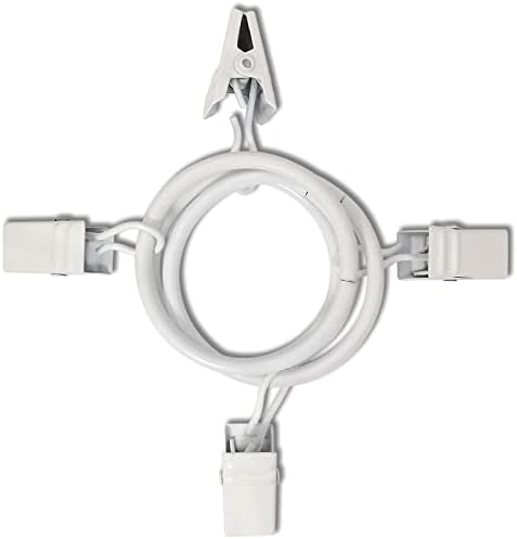 80 Pack Curtain Rings with Clips, Drapery Clips with Rings, Drapes Rings 1.26 - Image 7