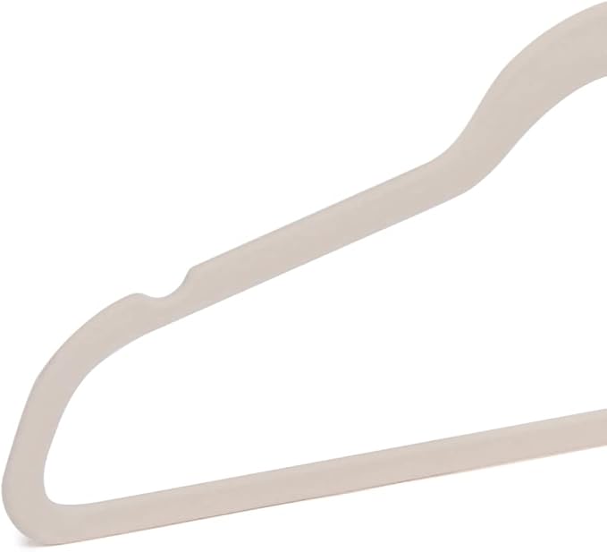 Amazon Basics Space Saving Slim Velvet Non-Slip Suit Clothes Hangers, Sturdy - Image 4