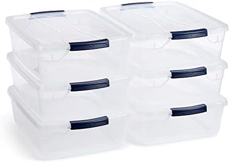 Rubbermaid Cleverstore 17 Quart Clear Latching Waterproof Stackable Airtight by Unknown