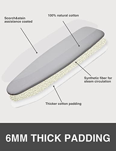 Ironing Board Cover and Pad-Extra Thick Natural Cotton- 15"x54" - Image 3
