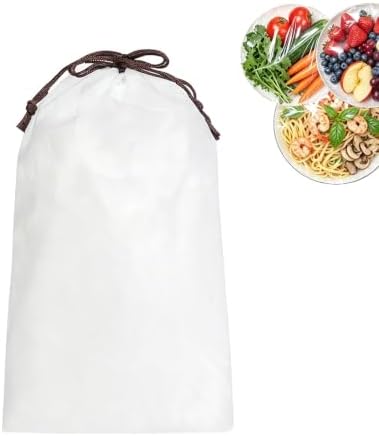 Disposable Stretch Food Covers, Elastic Bowl Covers, Plastic Wrap Alternat by Unknown