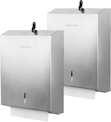 Gorlary 2 Pack Commercial Paper Towel Dispenser Wall Mount by Gorlary