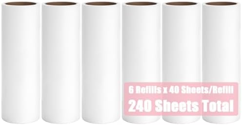 2.95 inch Lint Roller Refill for MINGRACE Mini Lint Roller Travel Size Lint by MINGRACE