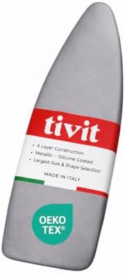 TIVIT Ironing Board Covers for Bartnelli Oval Shaped Wide Ironing Boards 51x19 by TIVIT