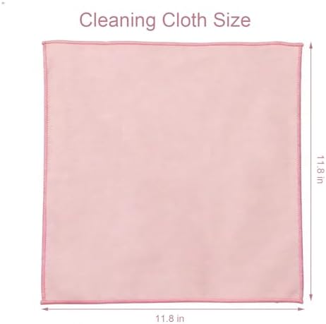Microfiber Glass Cleaning and Polishing Cloth, Lint Free, 15.7 x 15.7 Inch - Image 5
