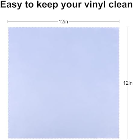 Record Cleaning Cloth, 6 Pack 12''x12'' Anti-Static Microfiber Towel by - Image 2