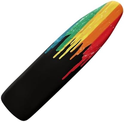 GLENLCWE Rainbow Splatter Tie Dye Ironing Board Cover by GLENLCWE