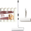 9.45" Large Lint Rollers for Pet Hair, Long Handled Extra Sticky by MarzycielCo