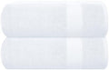 GLAMBURG Premium Cotton Oversized 2 Pack Bath Sheet 35x70-100% Pure Cotton by GLAMBURG