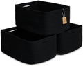 NaturalCozy Storage Baskets 16.8”x13”x7.6” Cotton Rope Woven Baskets by NaturalCozy