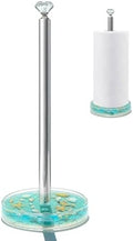 FONMY Paper Towel Holder Countertop Acrylic w/Nature Seashell Handmade by FONMY