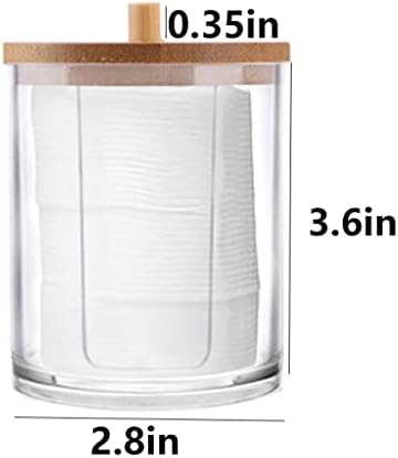 Cotton Pad Holder Cotton Round Holder Dispenser, Makeup Pad Organizer - Image 2