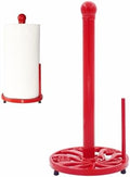 Red Cast Iron Paper Towel Holder by Minluful