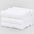 TEXAS LINEN CO. Flour Sack Towels Highly Absorbent 100% Cotton White Kitchen by TexasLinenCo