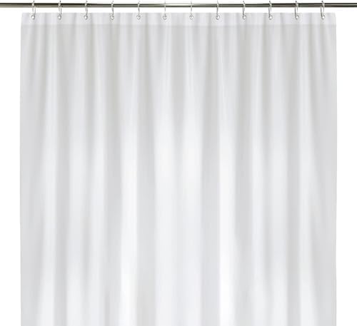 LiBa Shower Curtain PEVA 10G, 72x72 Inch White by Liba