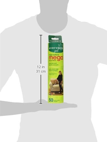 Evercare 10-Inch Mega All-Purpose Pet Hair Lint Roller Refill, 50 Sheets – - Image 7