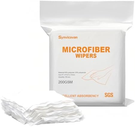 Microfiber cloths 9"x9" by Synvicovan
