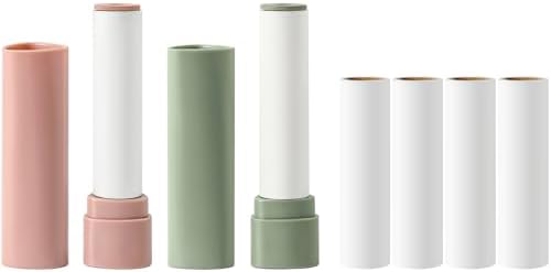 2-Pack Mini Lint Roller with Refills Travel Essentials Sticky Roller by MINGRACE