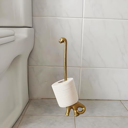 Cast Iron Dinosaur Paper Towel Holder - Image 2