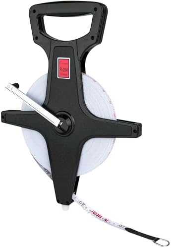 Champion Sports Open Reel Measuring Tapes – Durable Hand Crank - Image 2