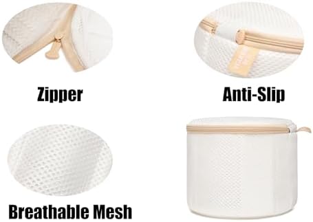 Bra Washing Bag for Delicates, Shape-Retaining, 2 Pack Lingerie Laundry Bag - Image 3