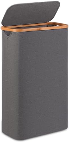 Slim Laundry Basket, 60L Laundry Hamper by Merkisa