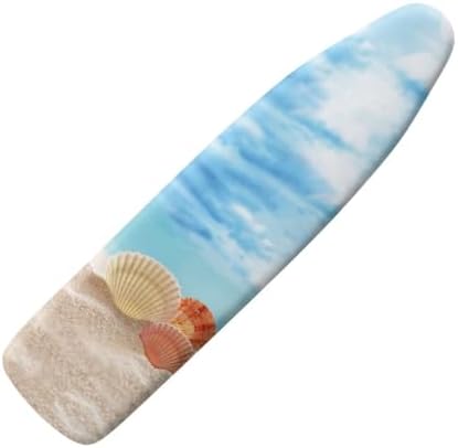 Beach Seashell Ironing Board Cover Scorch Stain Resistant Cover Heavy Duty Iron by KUIFORTI