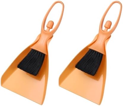 uxcell Mini Dustpan and Brush Set, Small Broom and Dustpan Set by uxcell