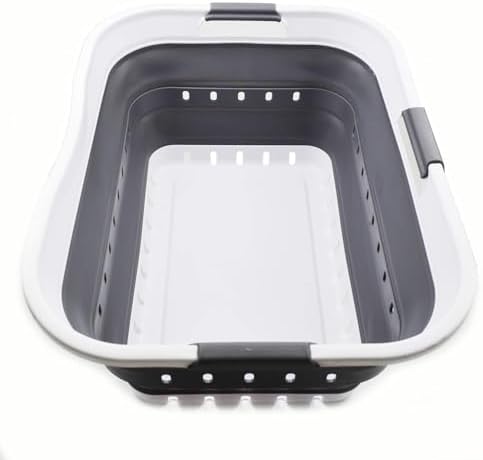 SAMMART 42L Collapsible Plastic Laundry Basket - Image 2