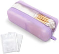 Cotton Pad Swab Travel Case, 2-in-1 Waterproof Organizer by VisFresh