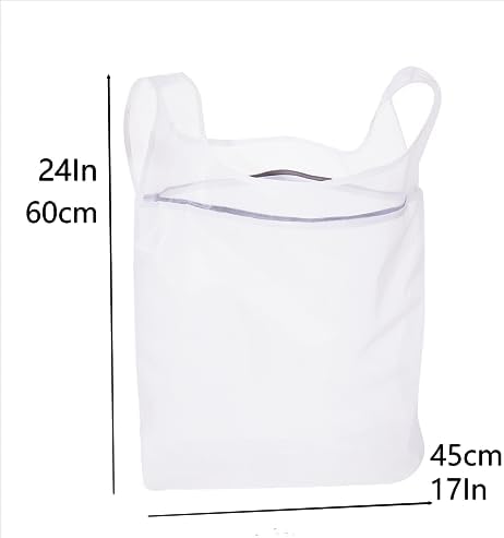 Mesh Laundry Bag Hanging Laundry Hamper Travel Laundry Bag, Machine Washable - Image 4