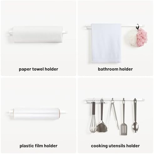 2 PCS Under Cabinet Paper Towel Holder - Image 6
