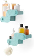 Umbra Nami Shower Caddy, Adhesive No Drill Bathroom, Ocean Blue by Umbra
