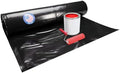 Black Construction Plastic Sheeting 6 mil x 10' x 100' LDPE Film Roll by IDLPackaging