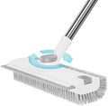 3 in 1 Floor Scrub Brush with Long Handle & Squeegee by Ehadoo