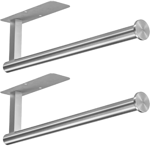 ASTOFLI Paper Towel Holder Under Cabinet No Drilling, Self Adhesive Paper Towel by ASTOFLI