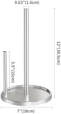 Jesginboo Paper Towel Holder Countertop, Paper Roll Holder - Image 6