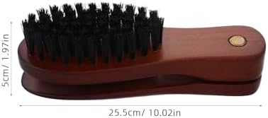 Wool Coat Brush Dual-Sided Foldable Wooden Lint Remover - Image 2