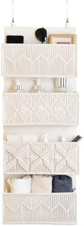 janebeauties Over the Door Organizer Macrame Boho Nursery Storage by janebeauties
