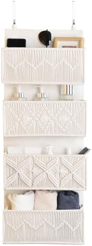 janebeauties Over the Door Organizer Macrame Boho Nursery Storage by janebeauties