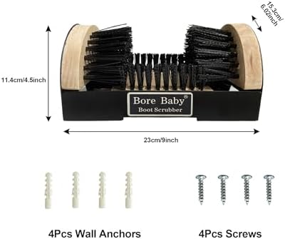 Boot Scrubber Brush Outdoor Heavy Duty Mud Cleaner (2 Pack - Image 2