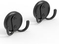 Magenetic Hooks Heavy Duty 140lbs Black Strong Magnetic Hooks by MHDMAG