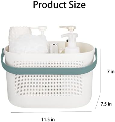 Plastic Portable Shower Caddy Basket, Storage Organizer, 2 Pack - Image 4