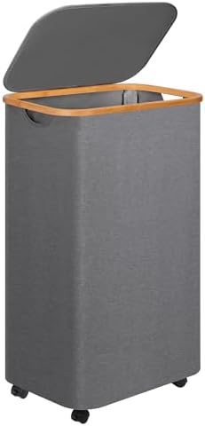 Laundry Basket with Wheels, 100L Hampers by Merkisa