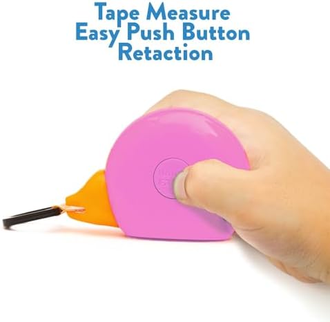 Handy Famm Kids Tape Measure, 8ft Retractable Measuring Tape - Image 3