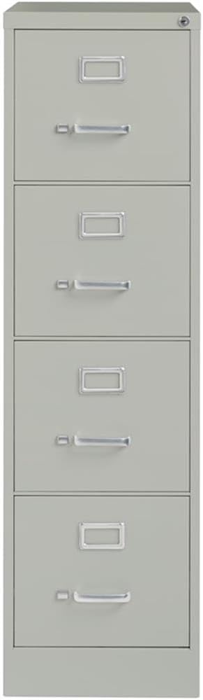 Scranton & Co Set of 2 26.5" D 4-Drawer Letter Width Vertical Filing Cabinet