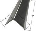 Brushed 304 Stainless Steel Corner Guards, 48" Wall Protectors, 20ga & 16ga, Available in 1/2" to 4", Multi-Pack Options (1, 2, 5, or 10) (2, 1 1/2 x 1 1/2, 16ga, with Hug Edges)
