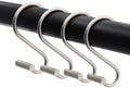 J&V TEXTILES Shower Curtain Hooks Rings, Rust Resistant Metal Double Glide by JVTextiles