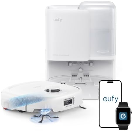 eufy E25 Robot Vacuum and Mop Combo, 000 Pa, HydroJet Roller Mop by Unknown